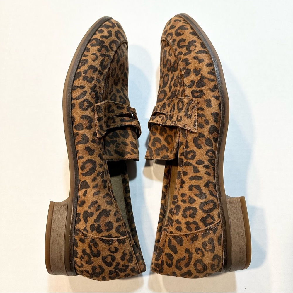 Clarks Loafers Trish Rose Brown Leopard Print, Size 11.5 Women’s - Picture 8 of 11